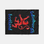 Couverture Polaire Drapeau écossais Rampant (Devant (Horizontal))