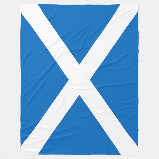 Couverture Polaire Drapeau écossais Saltire (Devant)