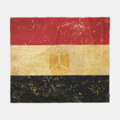 Couverture Polaire Drapeau égyptien Vintage (Devant (Horizontal))