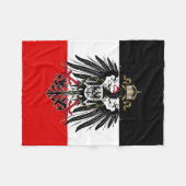 Couverture Polaire Drapeau Empire allemand (Devant (Horizontal))