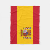 Couverture Polaire Drapeau Espagne (Devant)