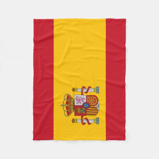 Couverture Polaire Drapeau Espagne (Devant)