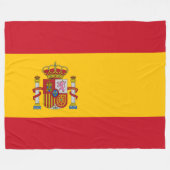 Couverture Polaire Drapeau Espagne - Bandera de Espana (Devant (Horizontal))
