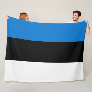 Couverture Polaire Drapeau estonien