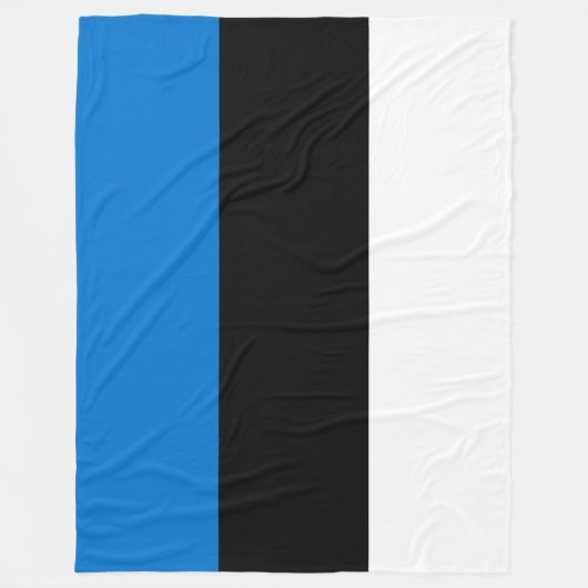 Couverture Polaire Drapeau estonien (Devant)