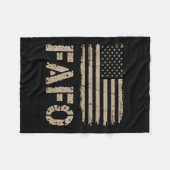 Couverture Polaire Drapeau Fafo (Devant (Horizontal))