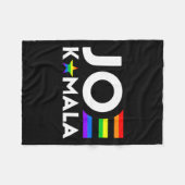 Couverture Polaire Drapeau Gay pride Kamala Biden Harris 2020 Lgbt De (Devant (Horizontal))