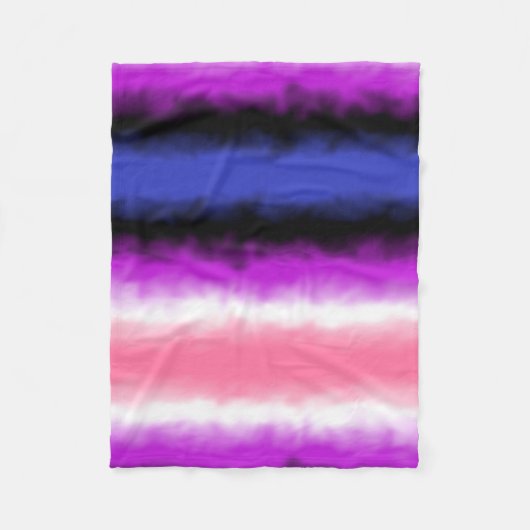 Couverture Polaire Drapeau genderfluid (Devant)
