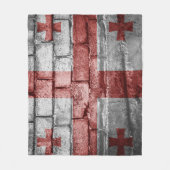 Couverture Polaire Drapeau géorgien (Devant)