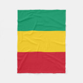 Couverture Polaire Drapeau Guinée (Devant)