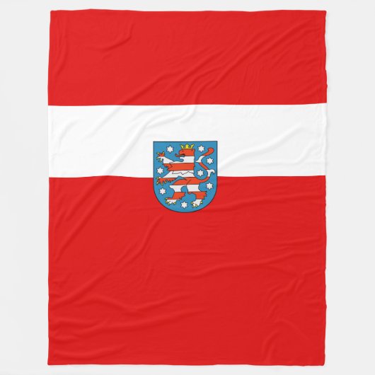 Couverture Polaire Drapeau Hesse Fleece Blanket (Devant)