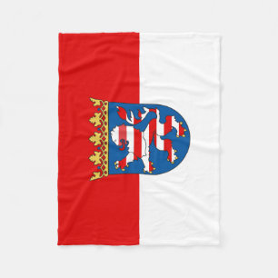 Couverture Polaire Drapeau Hesse Fleece Blanket