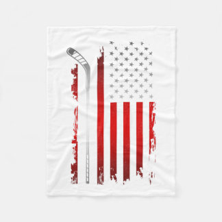 Couverture Polaire Drapeau Hockey - Hockey T-11