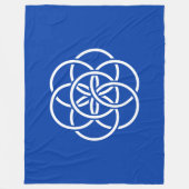 Couverture Polaire Drapeau international de la planète Terre (Devant)