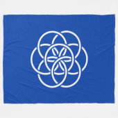 Couverture Polaire Drapeau international de la planète Terre (Devant (Horizontal))