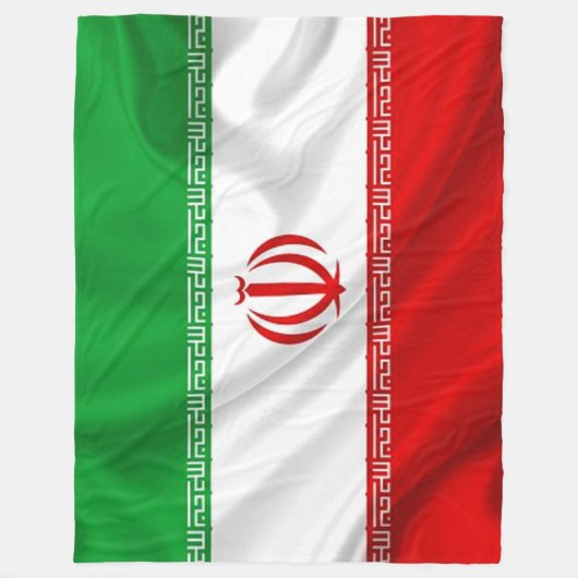 COUVERTURE POLAIRE DRAPEAU IRAN (Devant)