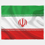 COUVERTURE POLAIRE DRAPEAU IRAN (Devant (Horizontal))