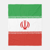 Couverture Polaire Drapeau iranien (Devant)