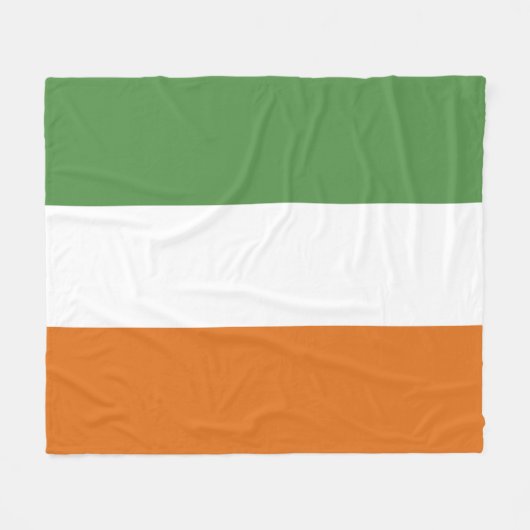 Couverture Polaire Drapeau irlandais (Devant (Horizontal))