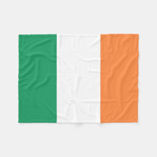 Couverture Polaire Drapeau irlandais (Devant (Horizontal))