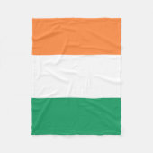 Couverture Polaire Drapeau irlandais (Devant)