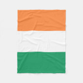 Couverture Polaire Drapeau irlandais (Devant)