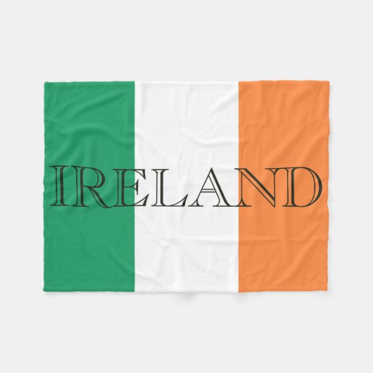 Couverture Polaire Drapeau irlandais fbccct irlandais (Devant (Horizontal))