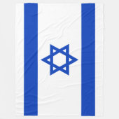 Couverture Polaire Drapeau israélien (Israël) (Devant)