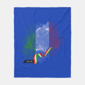 Couverture Polaire Drapeau italien (Devant)