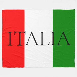 Couverture Polaire Drapeau Italien Grand ITALIA