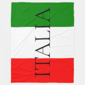 Couverture Polaire Drapeau italien grande ITALIE (Devant)