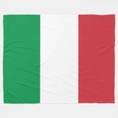 Couverture Polaire Drapeau italien (Italie) (Devant (Horizontal))