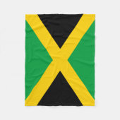 Couverture Polaire Drapeau jamaïcain (Devant)