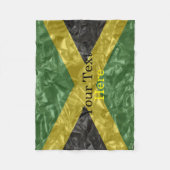 Couverture Polaire Drapeau jamaïcain - Crinké (Devant)