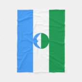 Couverture Polaire Drapeau Kabardino Balkaria (Devant)