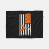 Couverture Polaire Drapeau Leucémie Et Sclérose En Plaques Famille Ri (Devant (Horizontal))