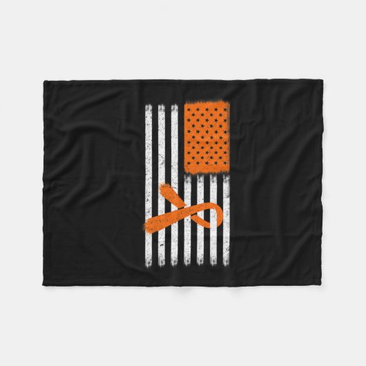 Couverture Polaire Drapeau Leucémie Et Sclérose En Plaques Famille Ri (Devant (Horizontal))