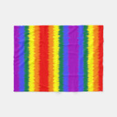 Couverture Polaire Drapeau LGBT+ (Devant (Horizontal))