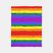 Couverture Polaire Drapeau LGBT+ (Devant)