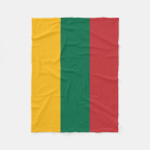Couverture Polaire Drapeau Lituanie (Devant)