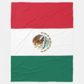Couverture Polaire Drapeau mexicain (Mexique) (Devant)