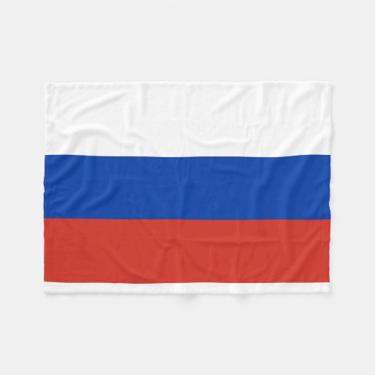 Couverture Polaire Drapeau mondial de Russie (Devant (Horizontal))