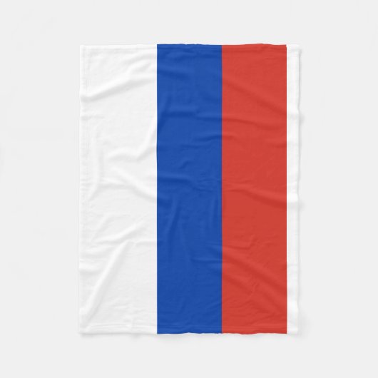 Couverture Polaire Drapeau mondial de Russie (Devant)