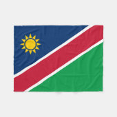 Couverture Polaire Drapeau Namibie (Devant (Horizontal))