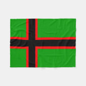 Couverture Polaire Drapeau national de Carélie (Devant (Horizontal))