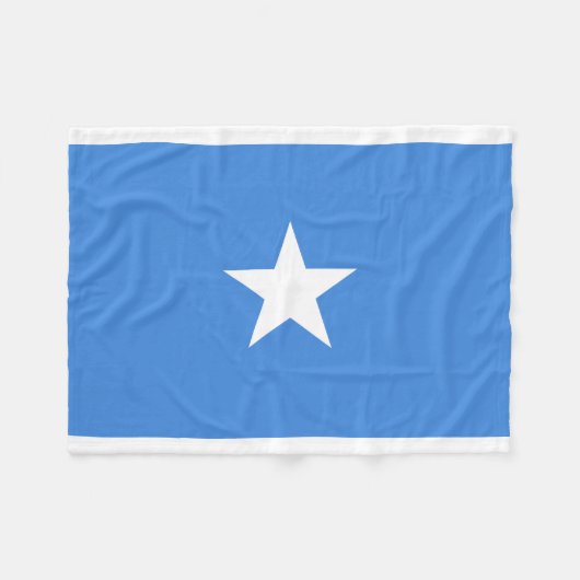 Couverture Polaire Drapeau national du monde de la Somalie (Devant (Horizontal))
