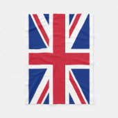 Couverture Polaire Drapeau national du monde du Royaume-Uni (Devant)