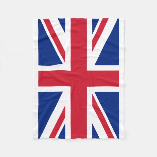 Couverture Polaire Drapeau national du monde du Royaume-Uni (Devant)