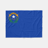 Couverture Polaire Drapeau national du Nevada (Devant (Horizontal))