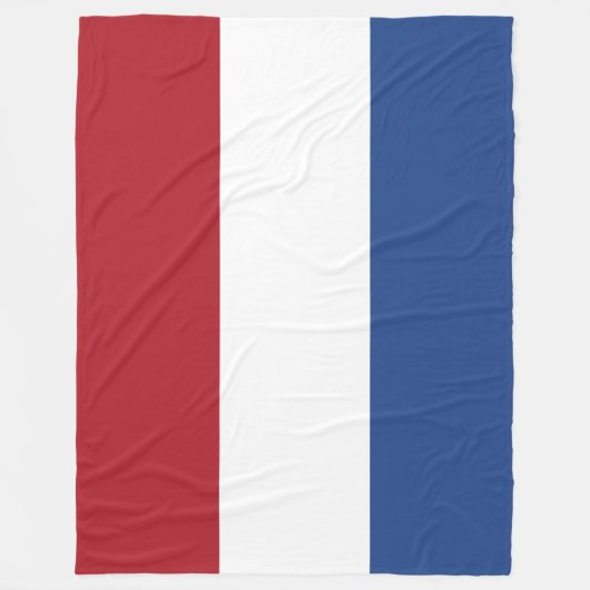 Couverture Polaire Drapeau néerlandais (Devant)